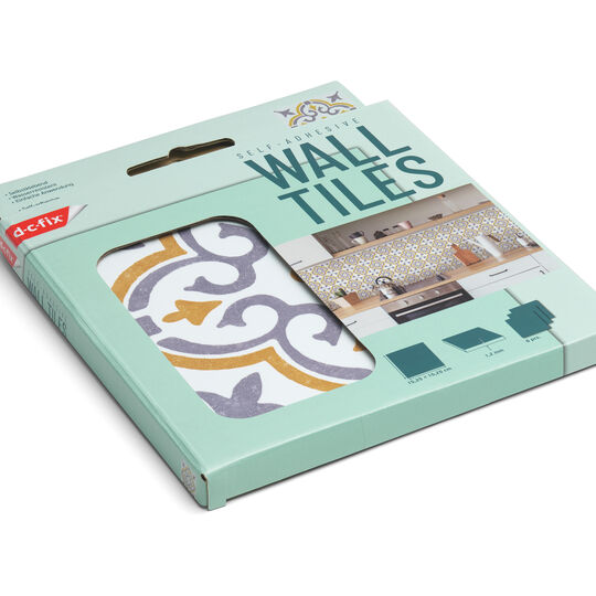 selbstklebende Wandfliesen Wall Tiles Jamila gold (6er Set) image number null